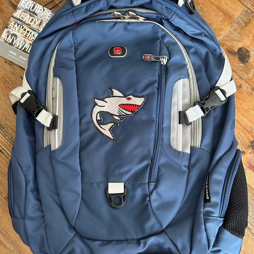 Swiss Gear Backpack With Shark Patch